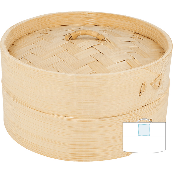 Mini-Dim-Sum-Behälter aus Bambus